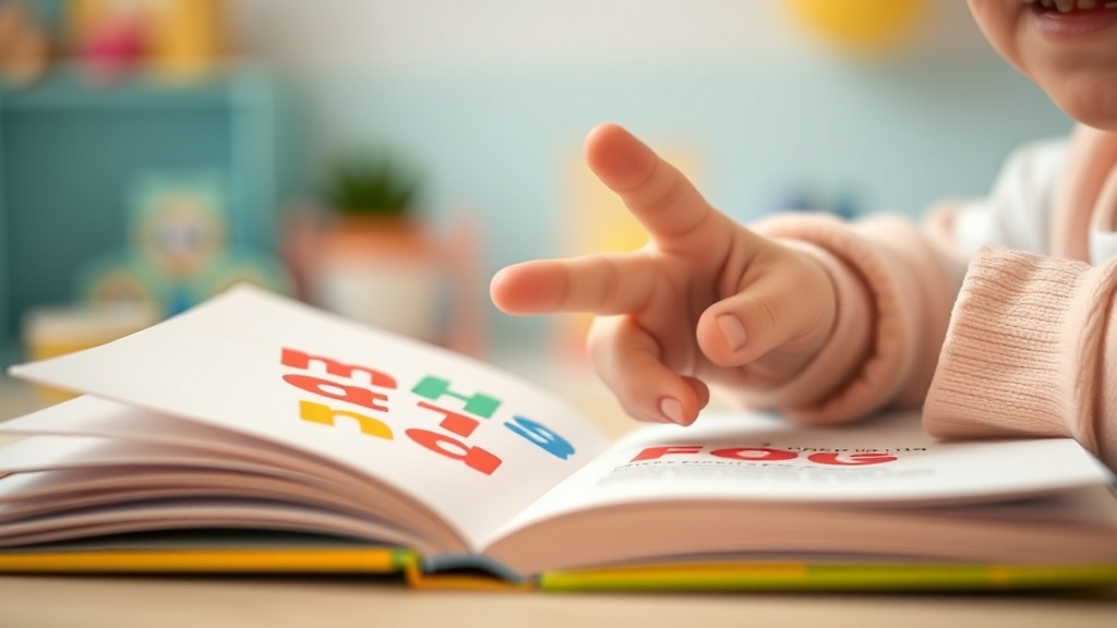 Parent teaching child to read