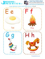 e h - Alphabet Printables & Flash Cards For You and Your Child