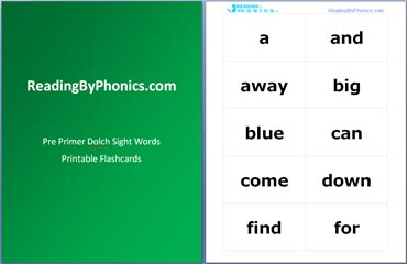 pre primer - Free Dolch Pre Primer Sight Words Flash Cards, Worksheets, and Printables