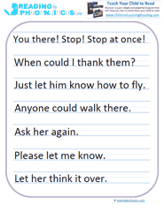 Phonics resource - Sight Words List for 1st Grade - Free Flash Cards and Printable Worksheets