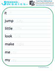 pre primer - Free Dolch Pre Primer Sight Words Flash Cards, Worksheets, and Printables